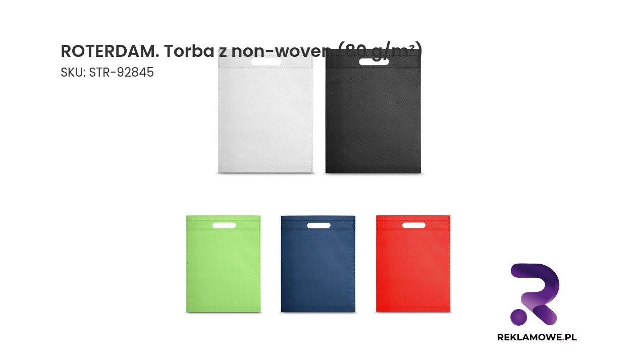 Torba ROTERDAM wykonana z materiału non-woven 80 g/m²