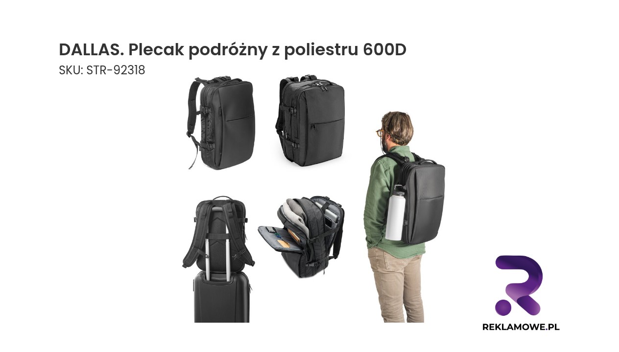 DALLAS plecak podróżny z poliestru 600D