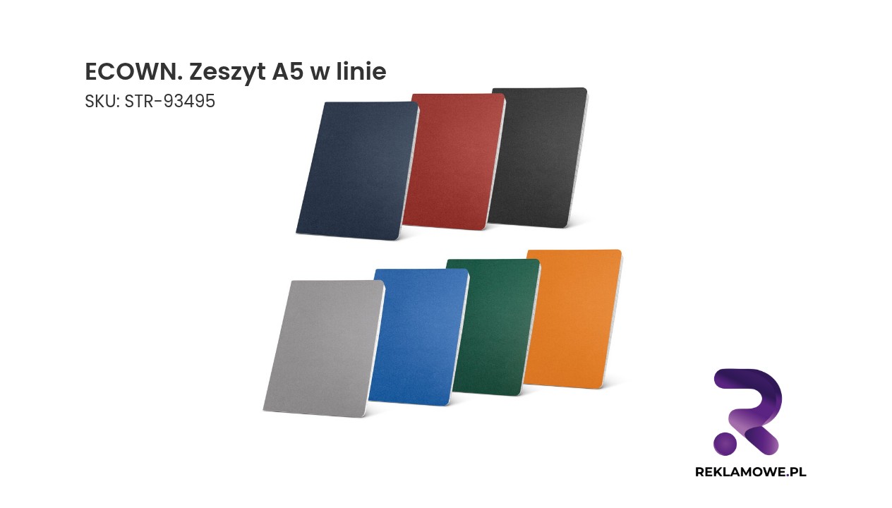 ECOWN zeszyt A5 w linie