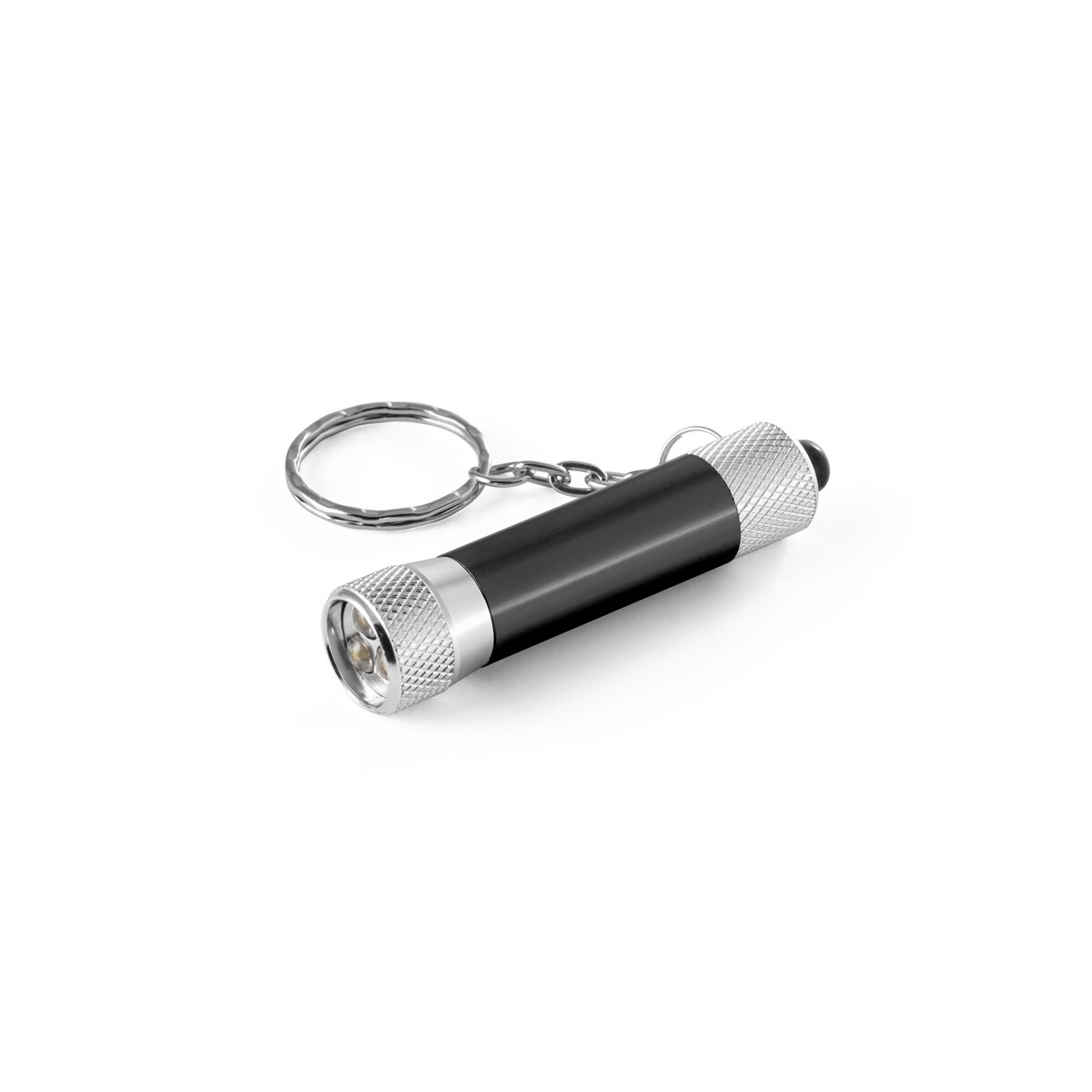 RE-LERGAN. Aluminiowy brelok do kluczy (92% z recyklingu) z latarką LED z 3 diodami 95092_set