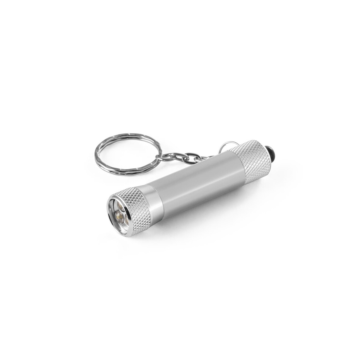 RE-LERGAN. Aluminiowy brelok do kluczy (92% z recyklingu) z latarką LED z 3 diodami 95092_set