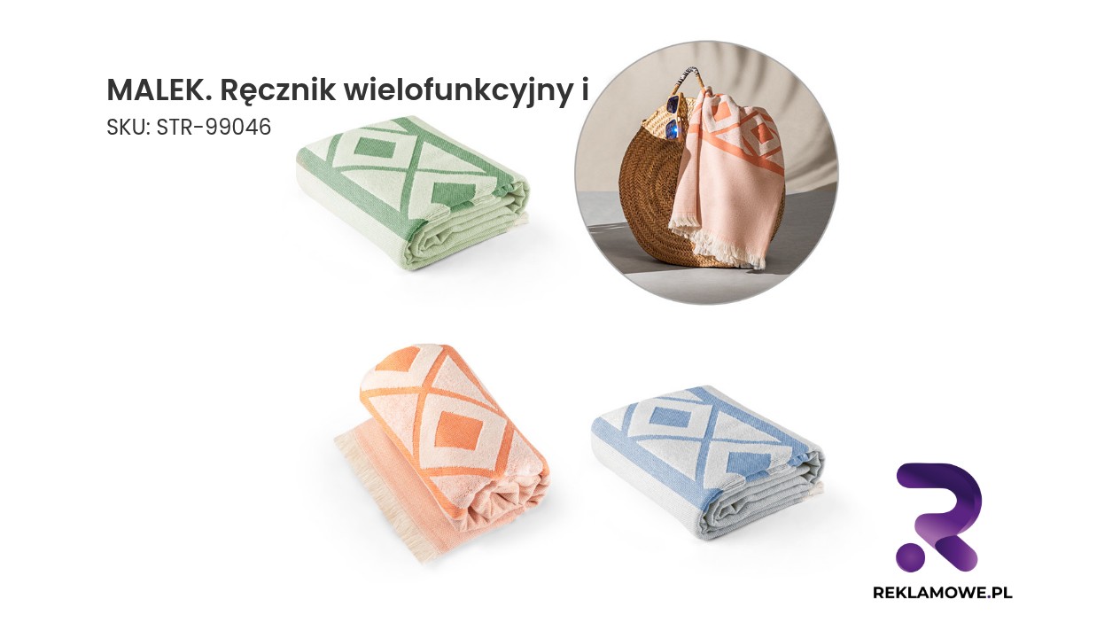 MALEK ręcznik wielofunkcyjny i - praktyczny ręcznik do codziennego użytku
