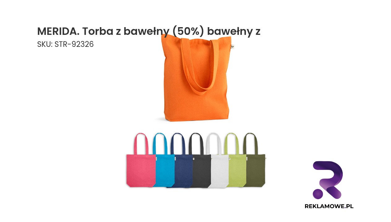MERIDA – torba z bawełny 50% bawełny