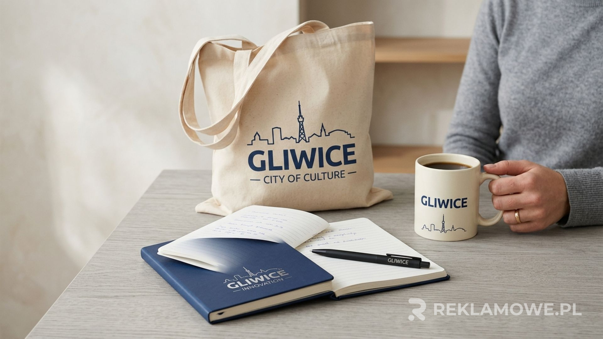 Elegancki notes reklamowy jako materiał promocyjny dla firm w Gliwicach