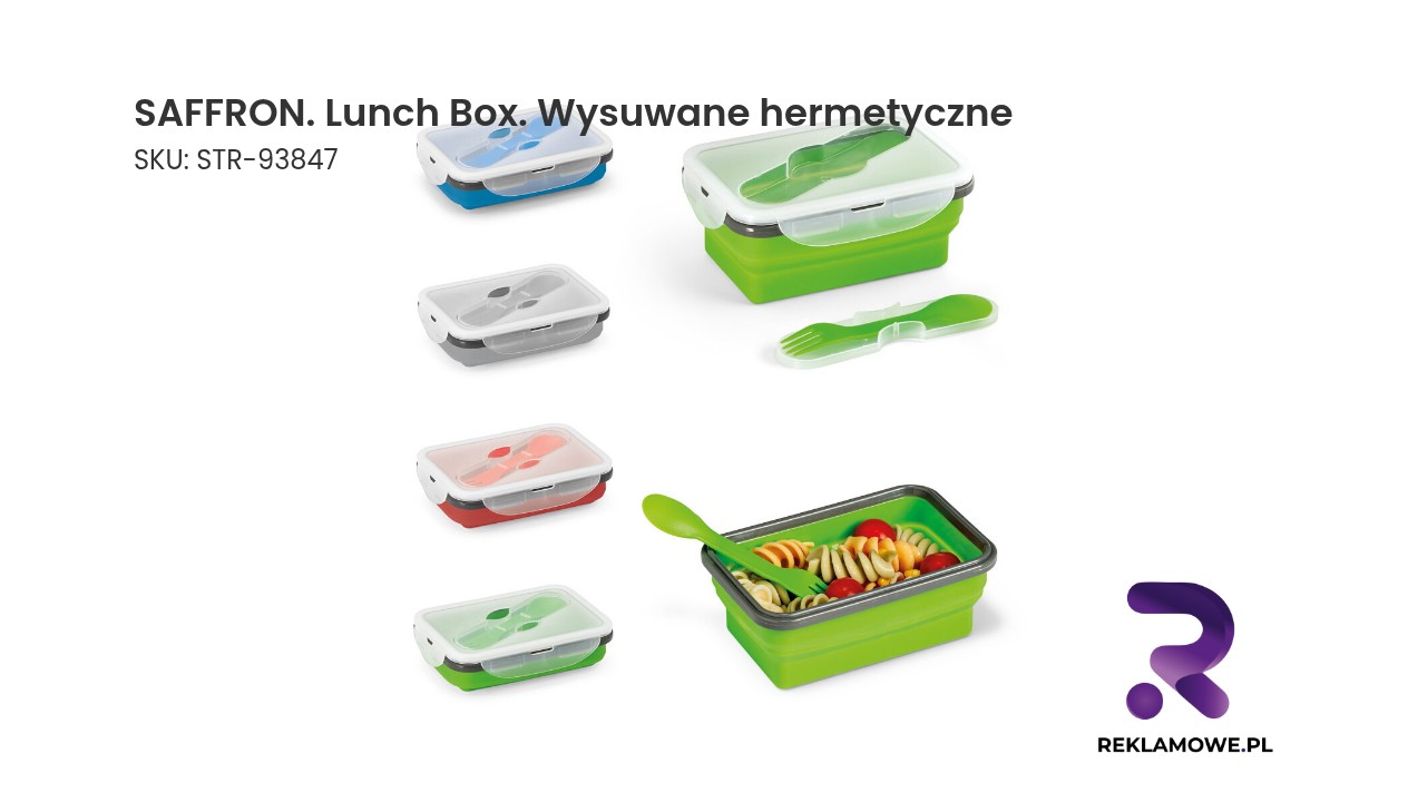 SAFFRON lunch box wysuwane hermetyczne pojemnik na lunch